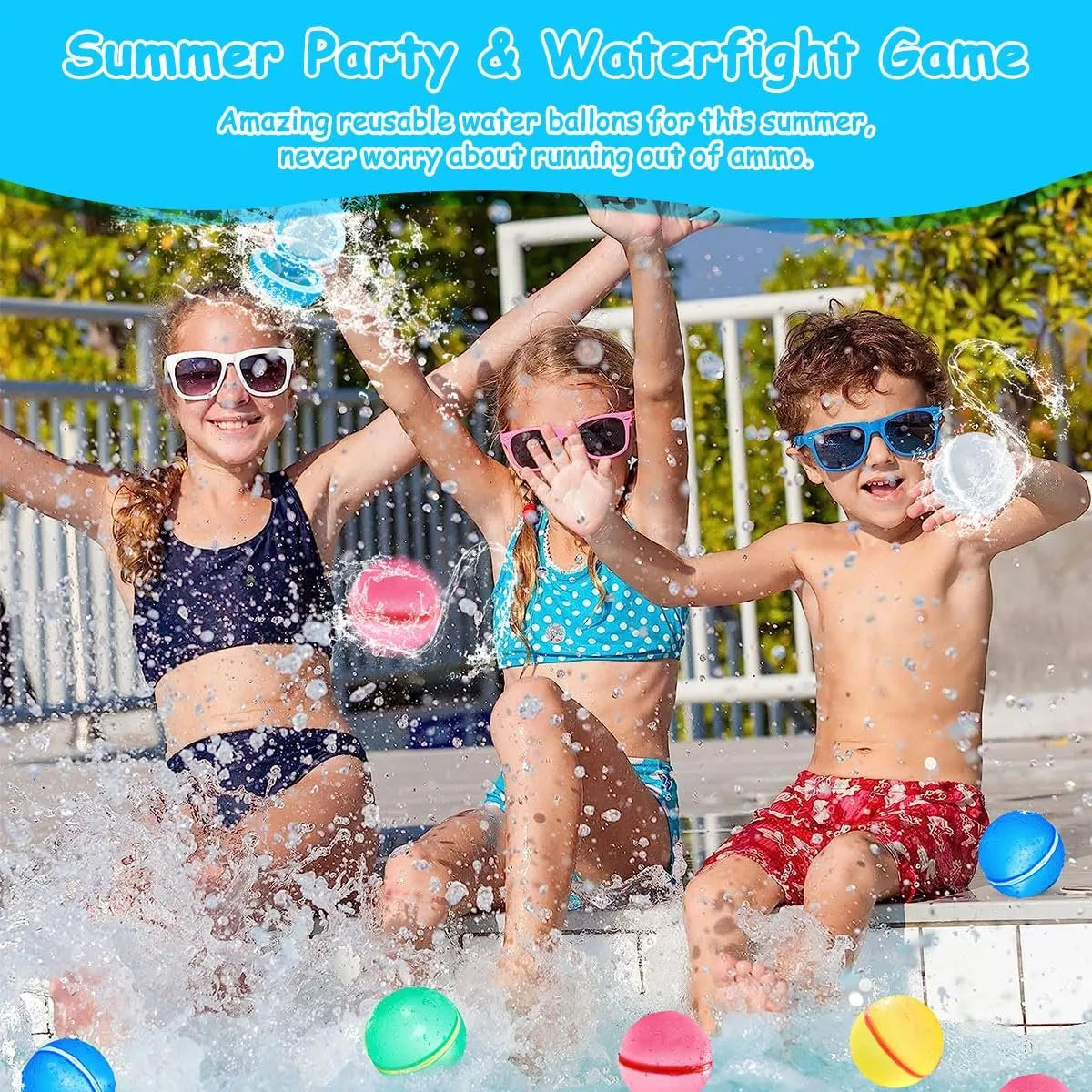 Splash Fun Reusable Water Balloons